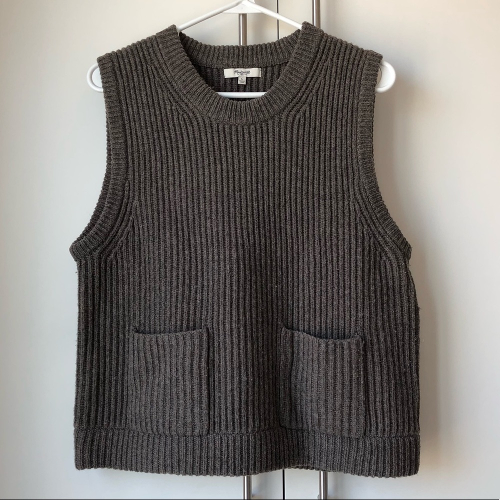 Madewell pullover vest sweater